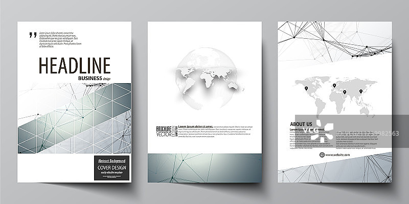 商业模板的小册子杂志传单图片素材