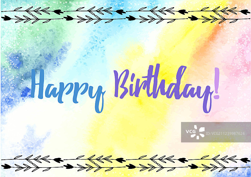 抽象的彩色水彩背景图片素材