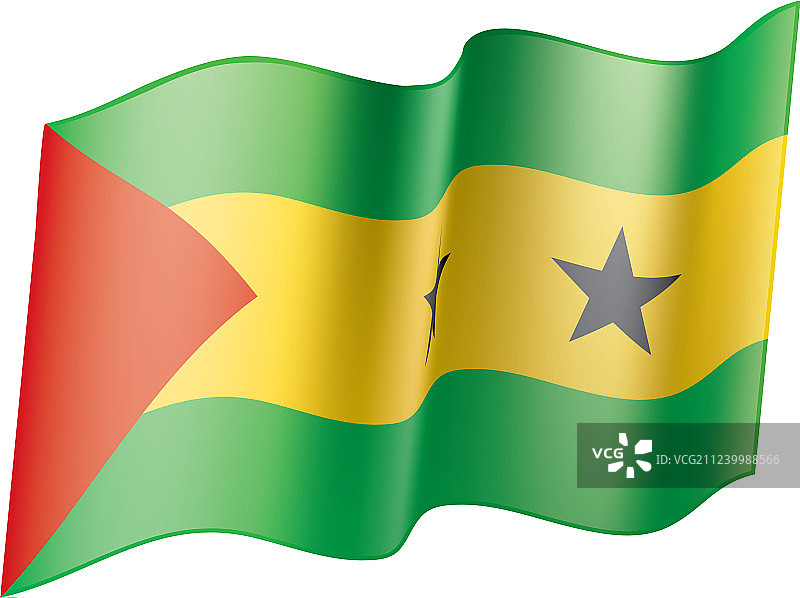圣多美和普林西比国旗图片素材
