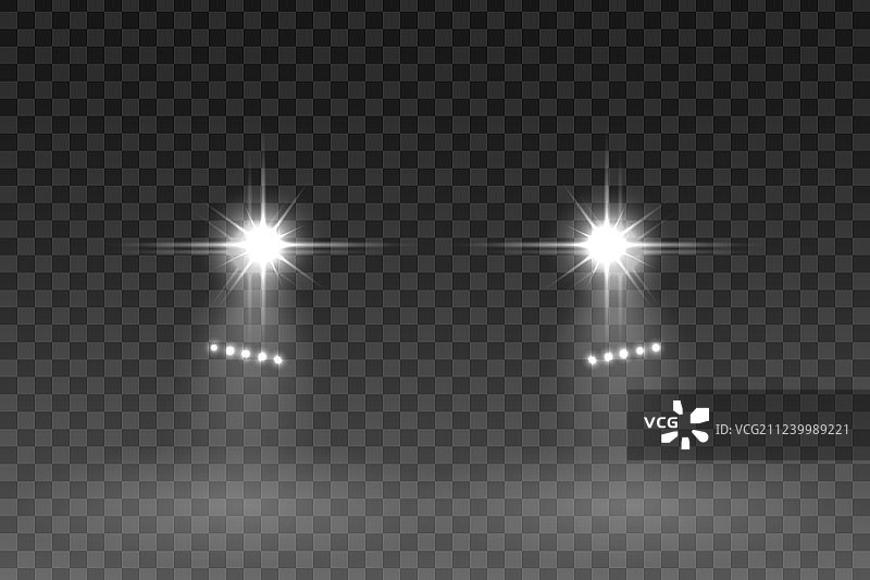 汽车灯图片素材