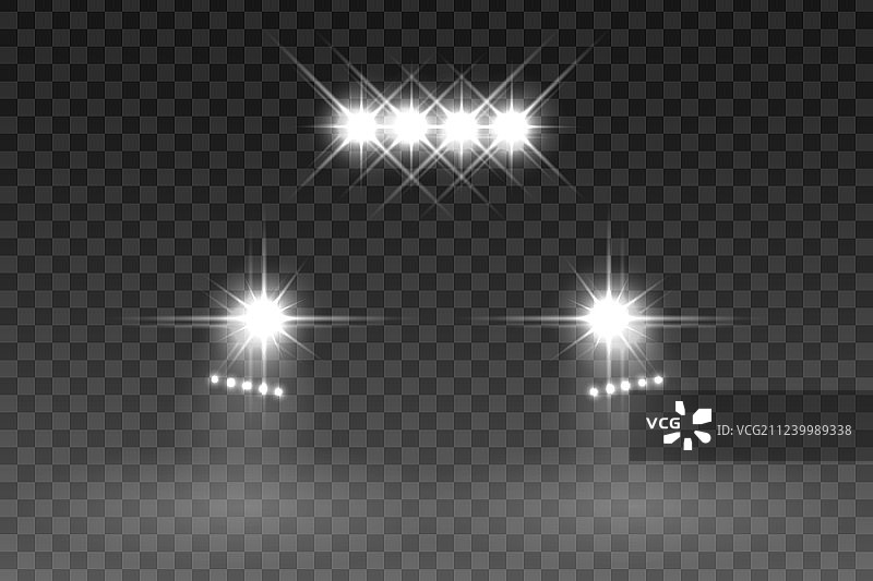 汽车灯图片素材