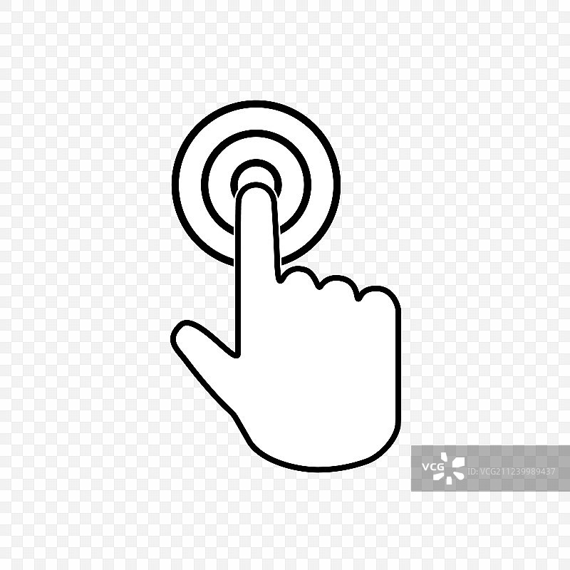 手形光标图片素材