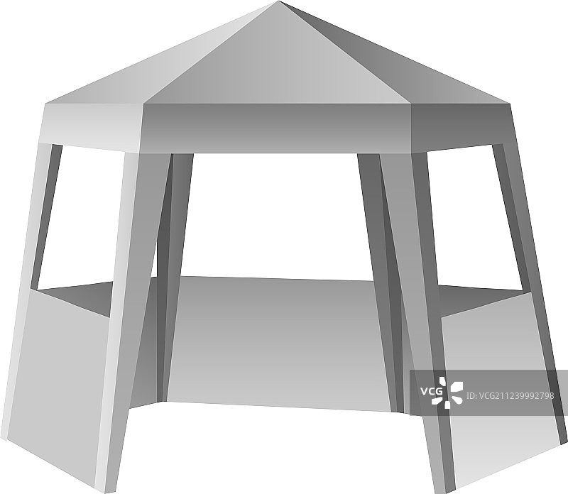 演示帐篷模型写实风格图片素材