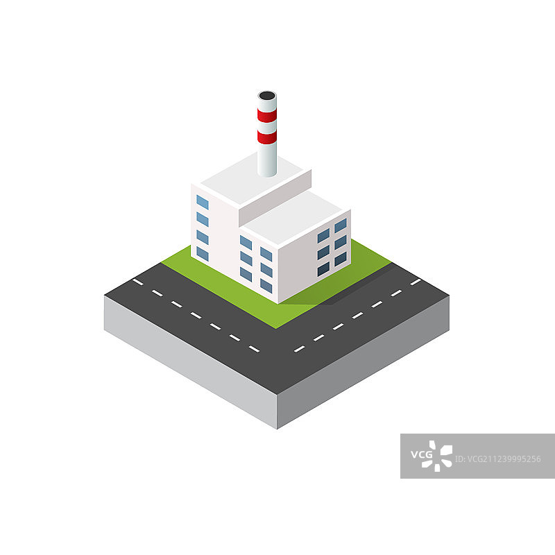 城市工业厂房图片素材