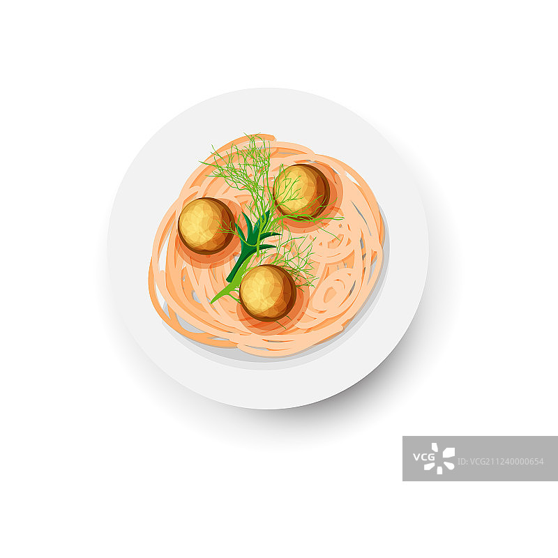 盘中意面图标图片素材