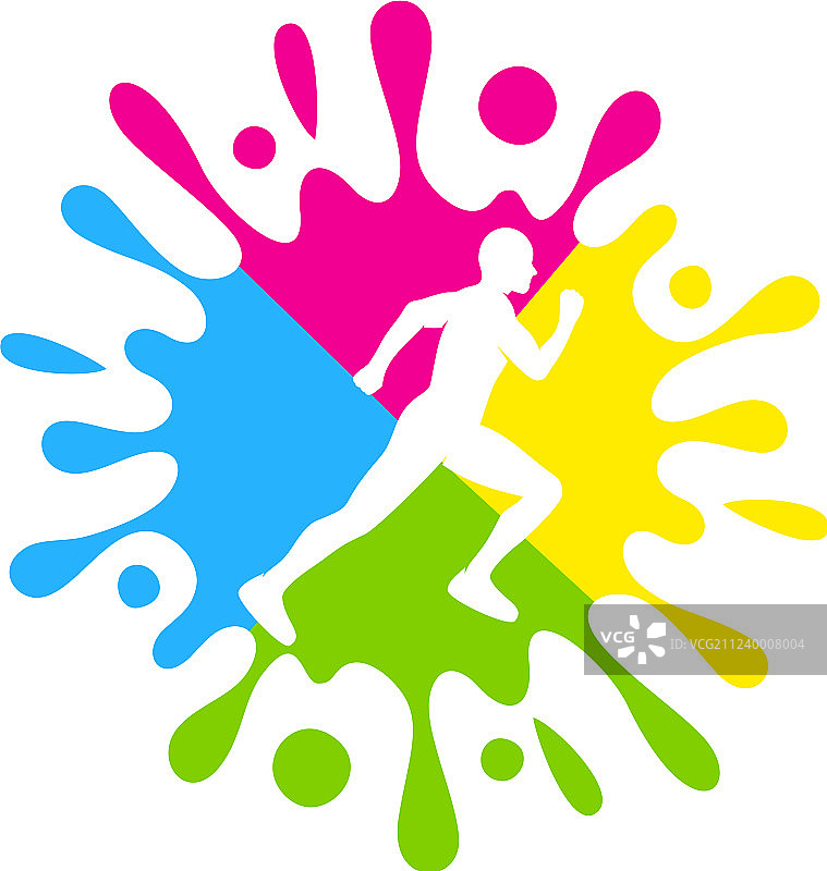 毛刷运行标志图标设计图片素材