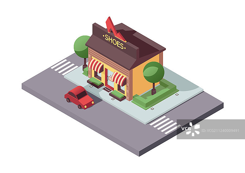 男女鞋小店概念图片素材
