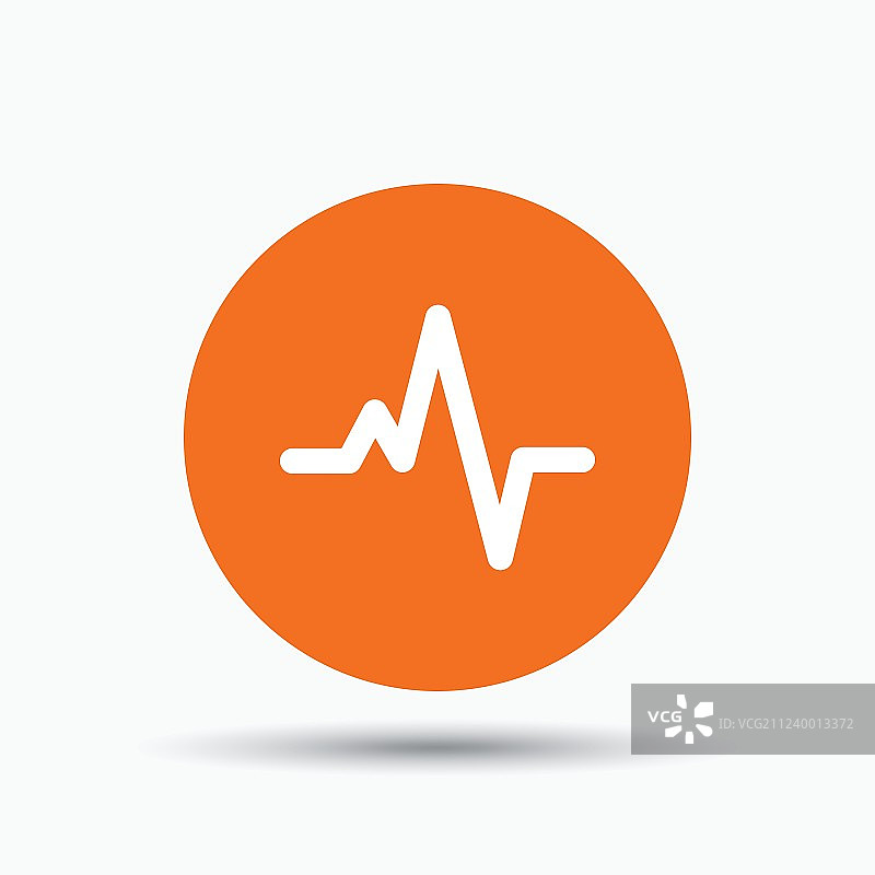 心跳图标心脏病学符号图片素材