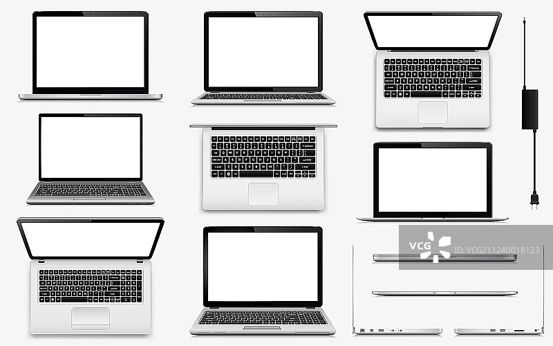 笔记本电脑合集图片素材