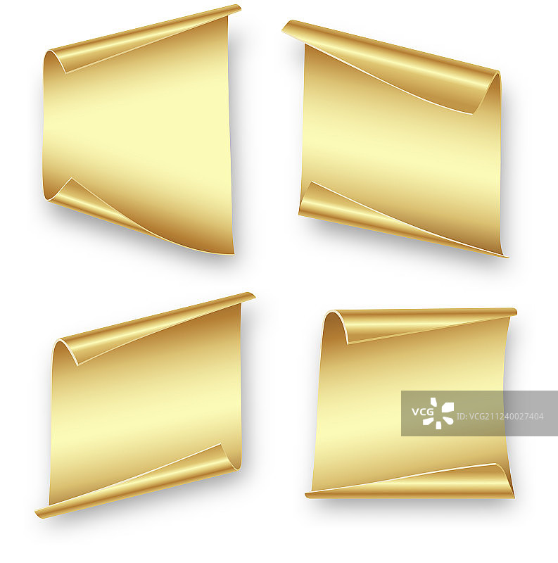 金色纸张素材图片素材