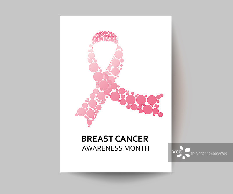 粉红丝带公益标志图片素材