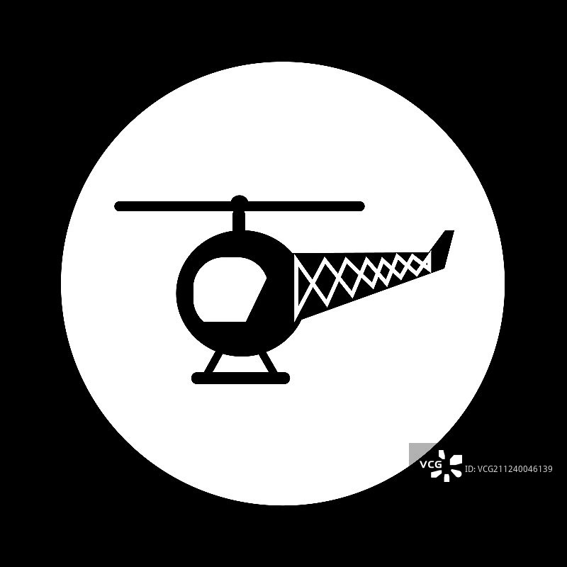 直升机图标设计图片素材