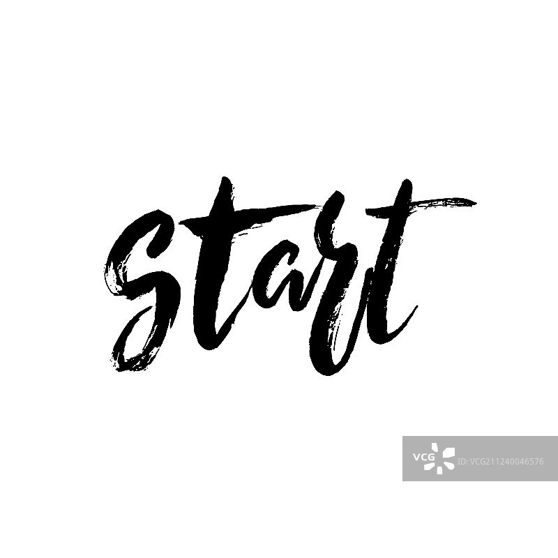 手绘励志文字设计图片素材