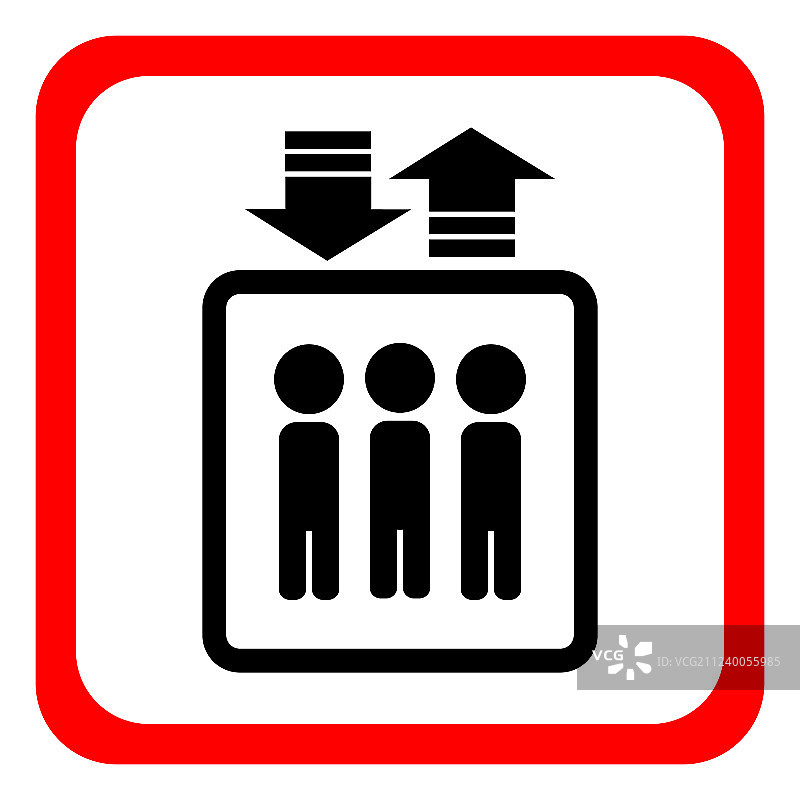 电梯图标图片素材