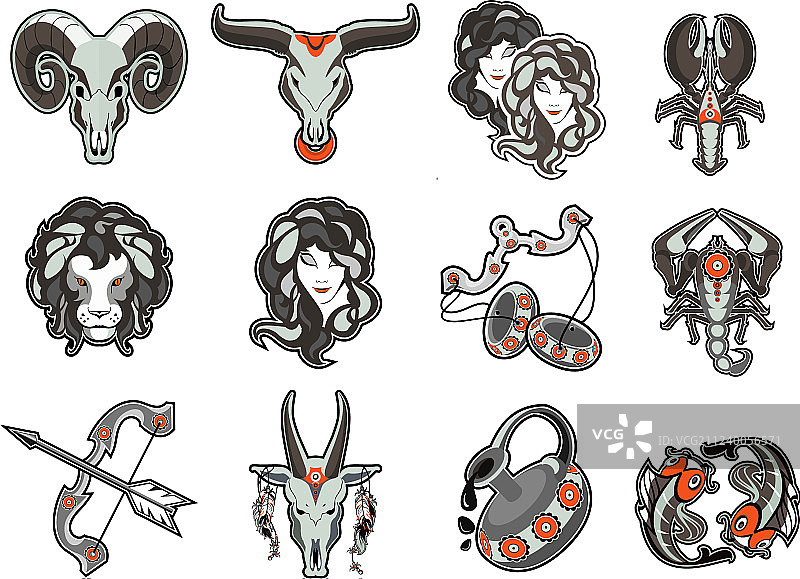 星座标志图片素材