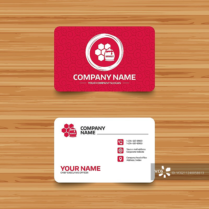 蜂蜜罐和蜂窝标志图标图片素材