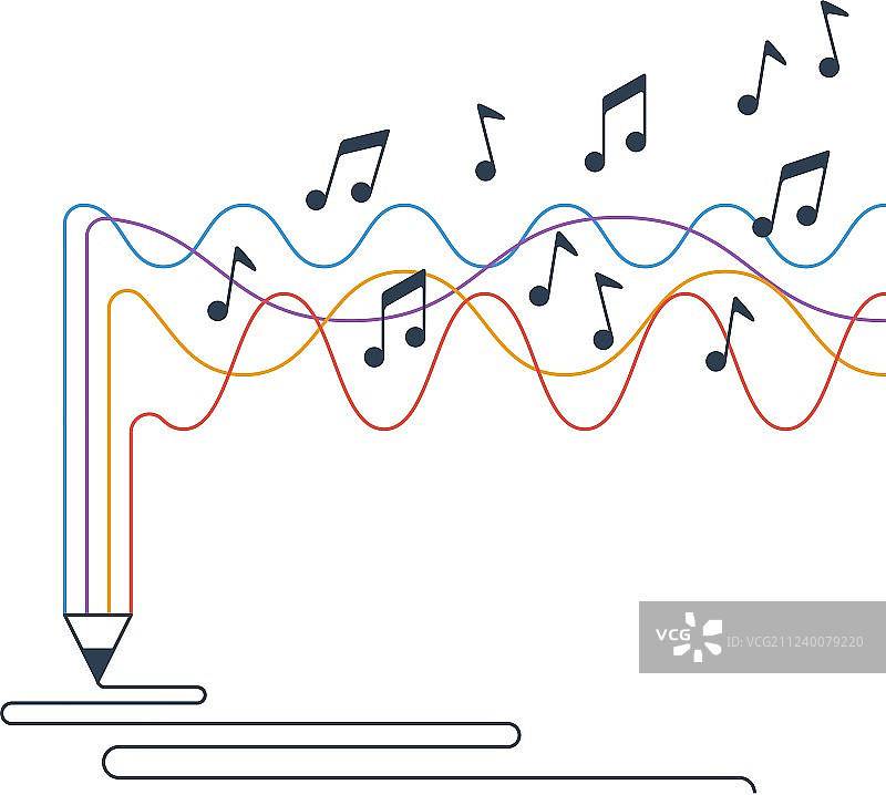 创意写作和音乐创作图片素材