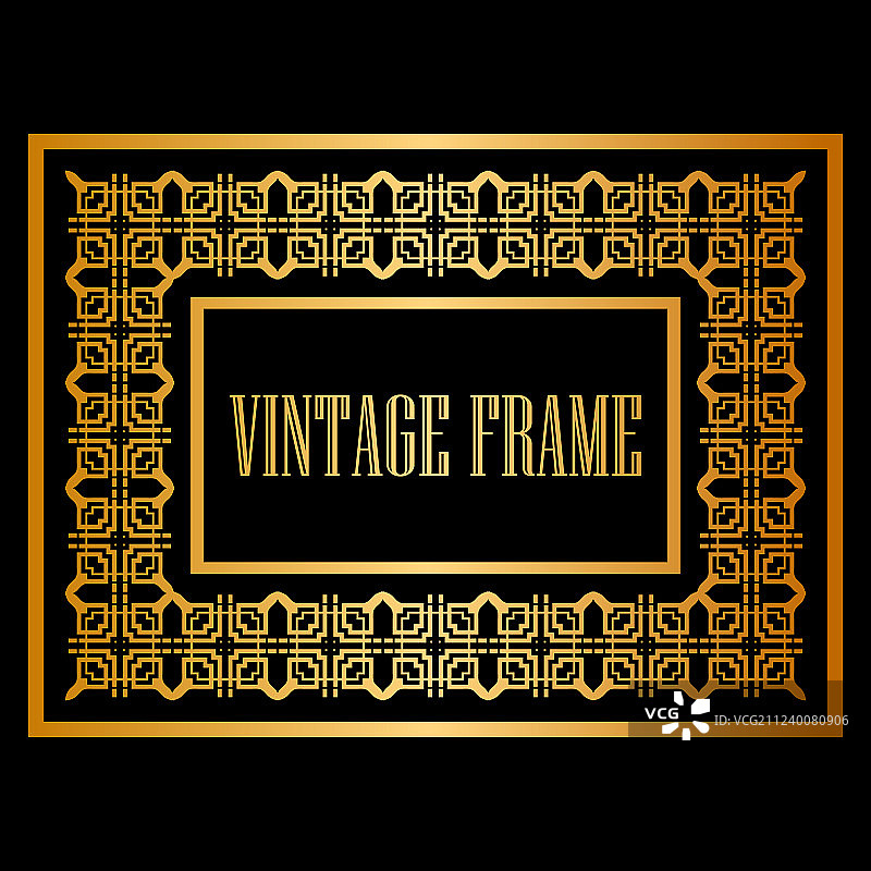 古董装饰框图片素材