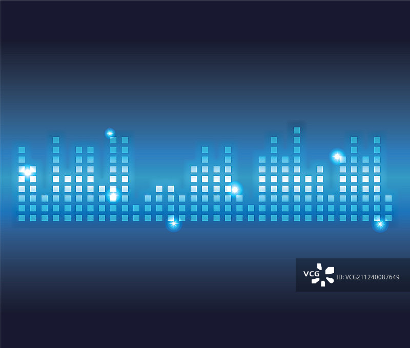 数字音乐波形图片素材