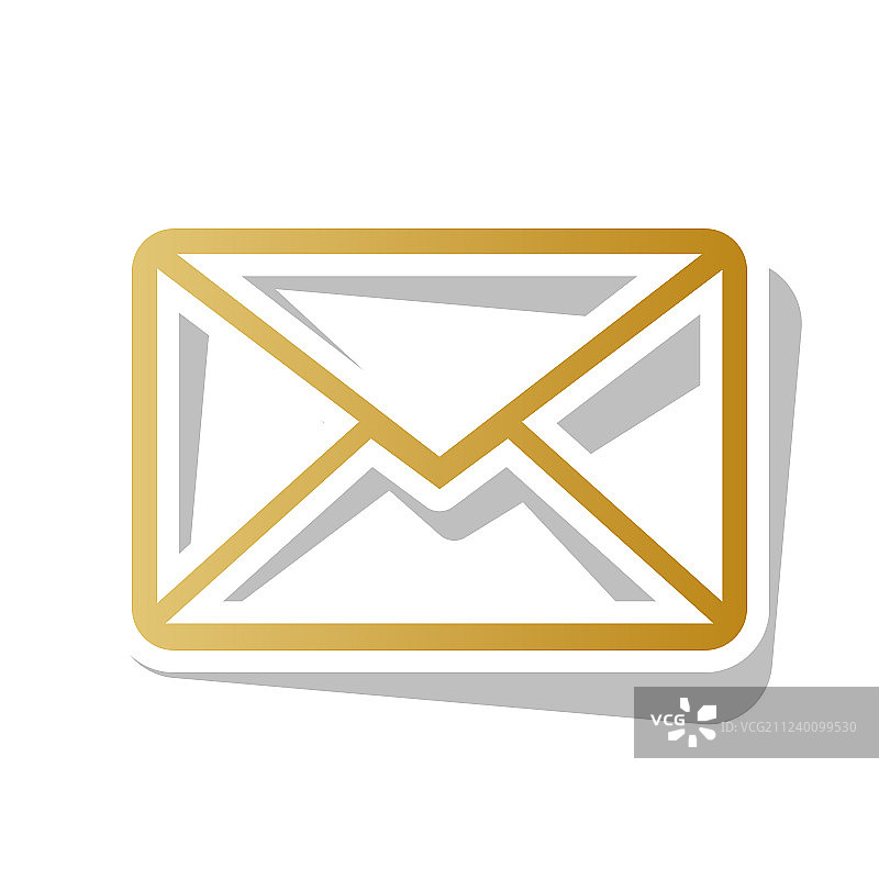 字母标志金色渐变图片素材