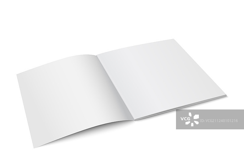 白色杂志样机图片素材