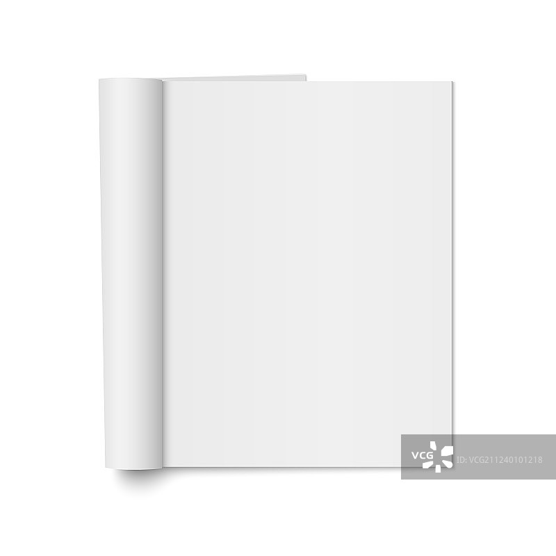 逼真杂志样机图片素材