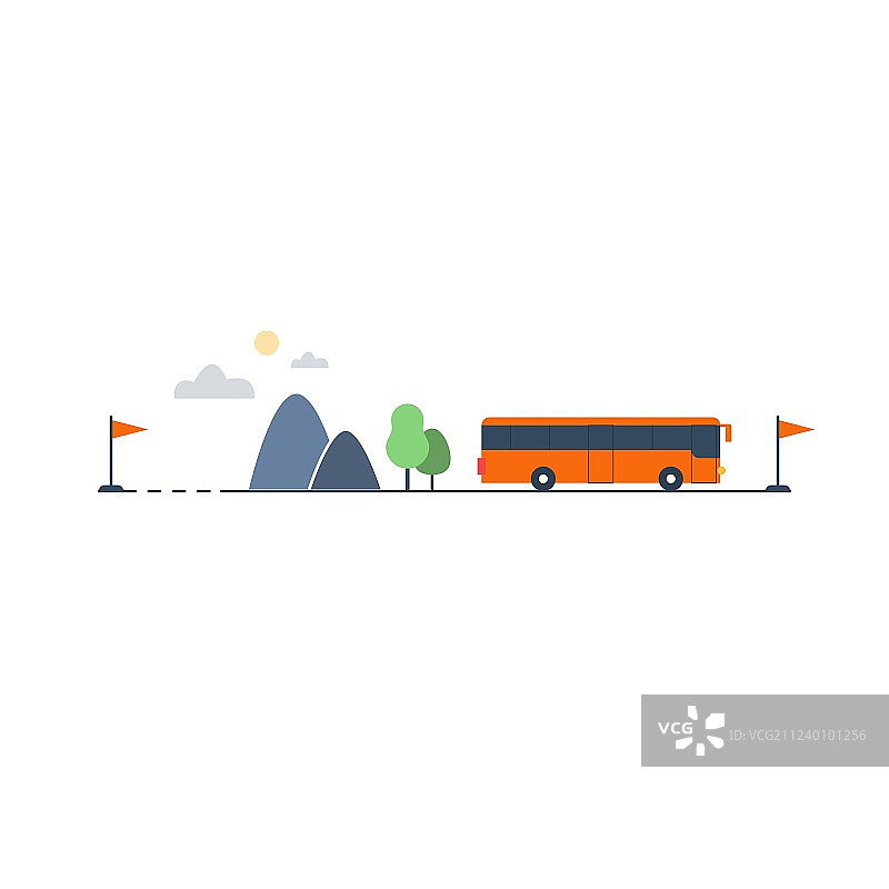 公交中转和运输图片素材