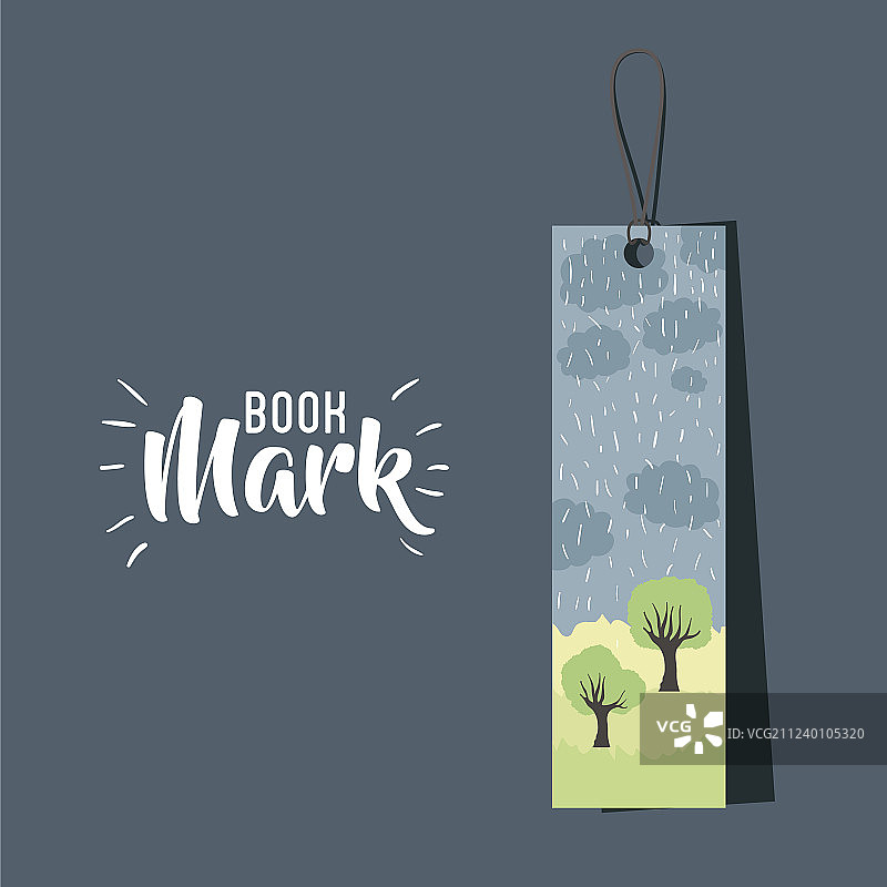 书签标签设计图片素材