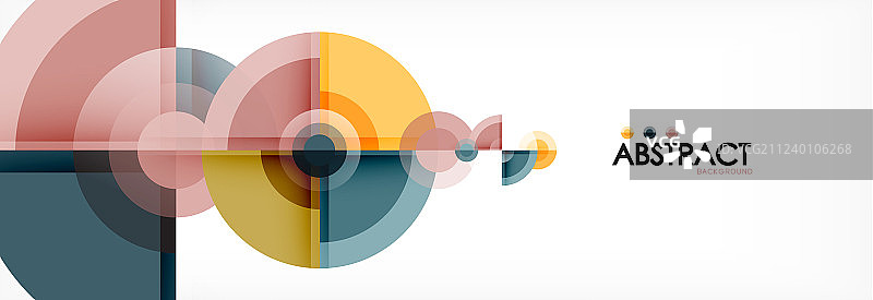 抽象背景亮圆几何图片素材