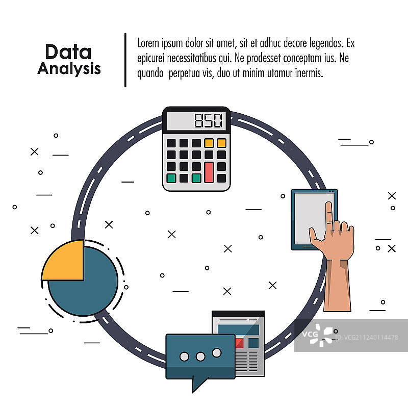 数据分析信息图图片素材
