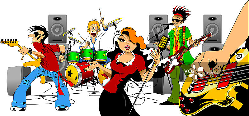 歌手和乐队图片素材