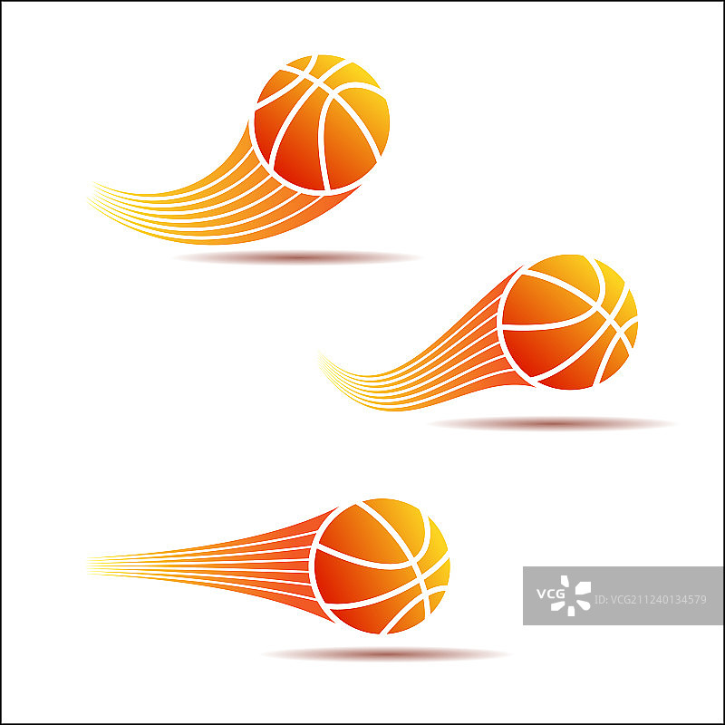 篮球动态组合图片素材