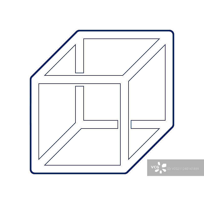 白色背景下的空相框图片素材