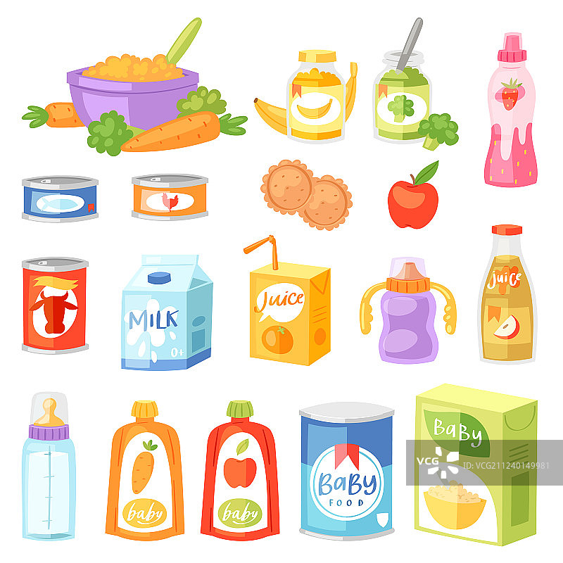 婴儿食品儿童健康营养新鲜图片素材