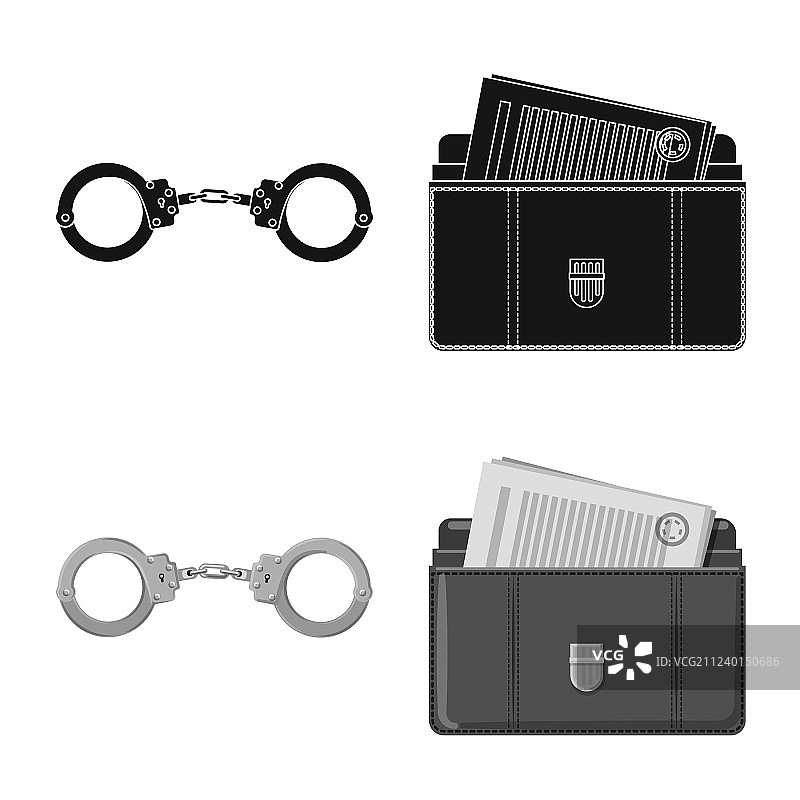 法律与律师符号集图片素材