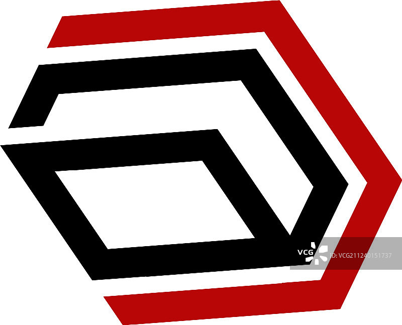 现代字母A和D图片素材