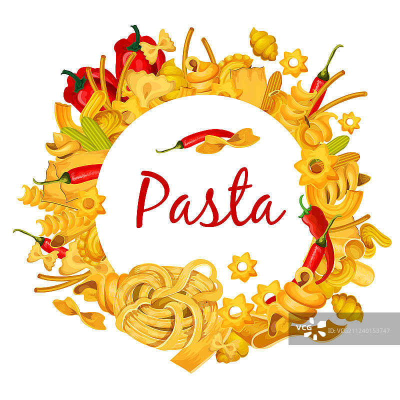 意式辣椒意大利面海报图片素材