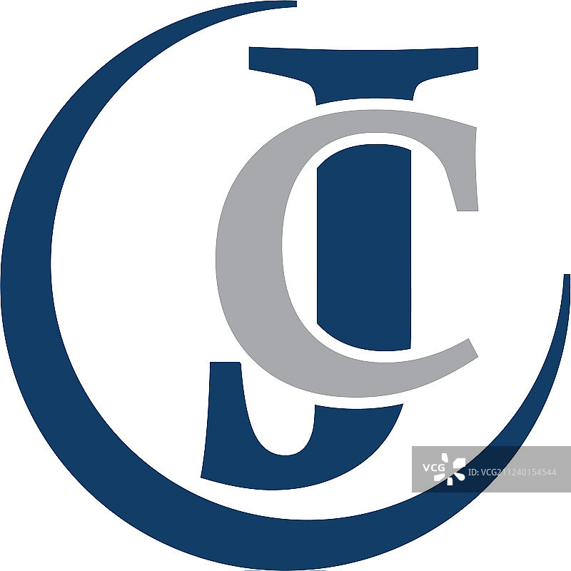 现代字母CCJ标志图片素材
