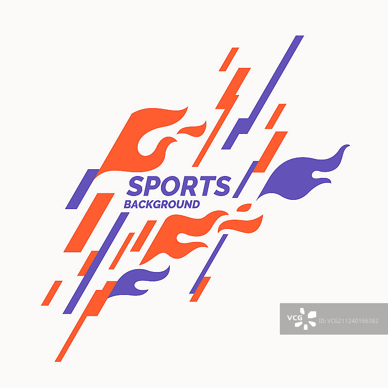 现代彩色运动抽象海报图片素材