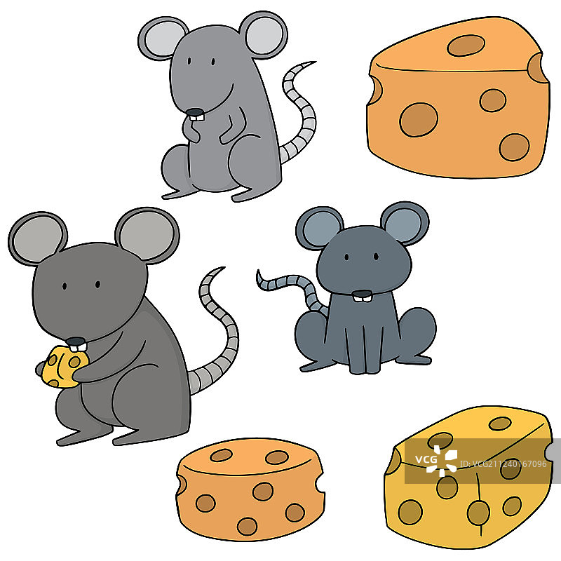 鼠标合集图片素材