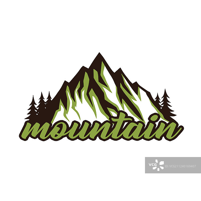 山地探险徽章logo图片素材