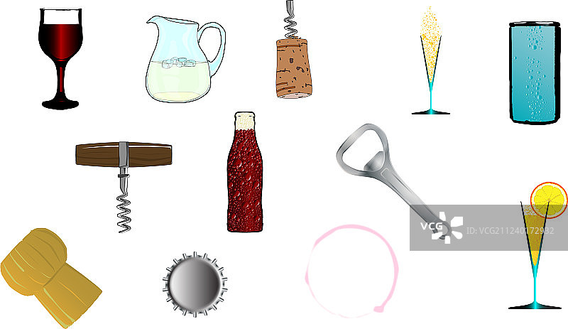 饮品相关图标图片素材