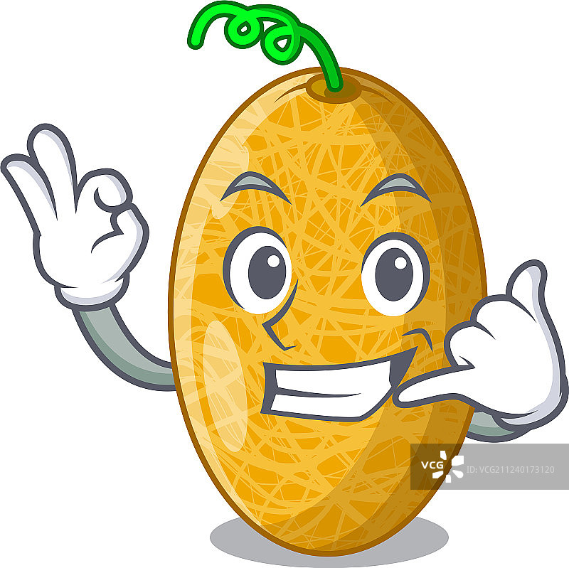 蜜瓜吉祥物图片素材