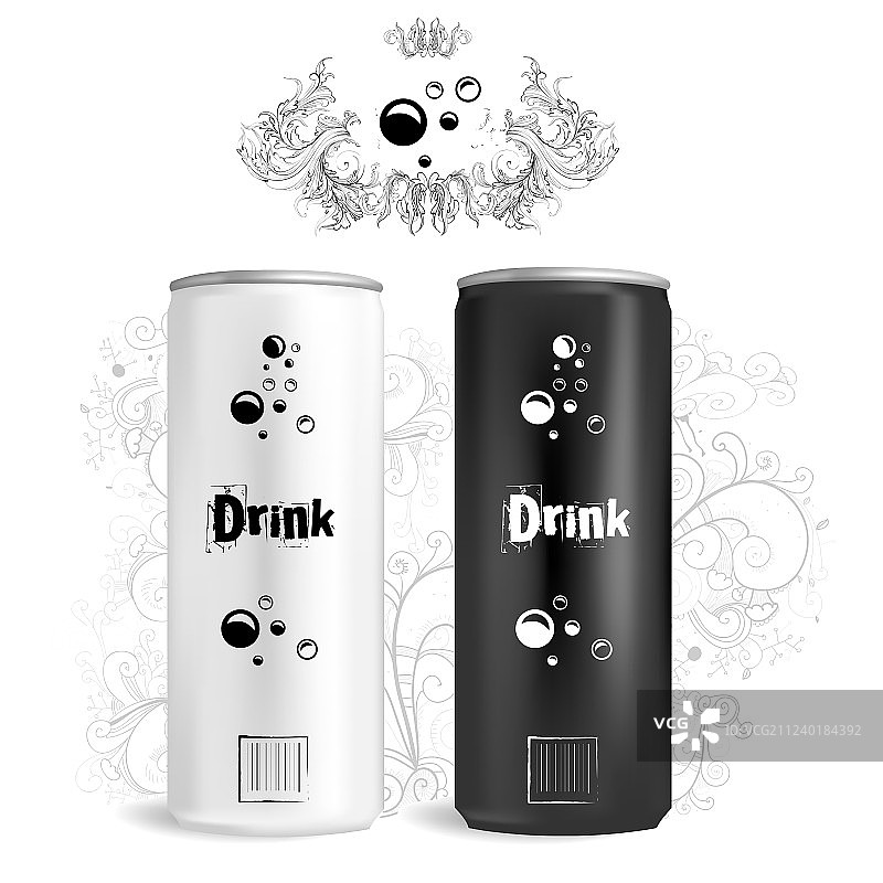 商业罐头设计图片素材