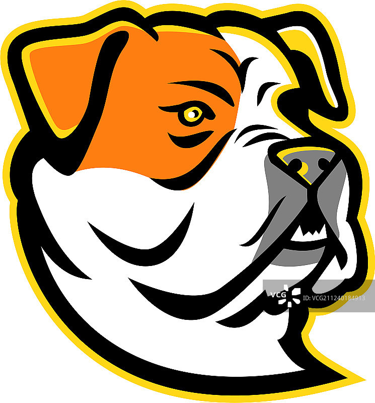 美国斗牛犬吉祥物图片素材