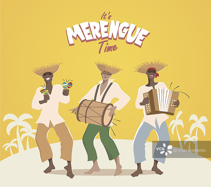 三位拉丁音乐家演奏拉丁音乐图片素材