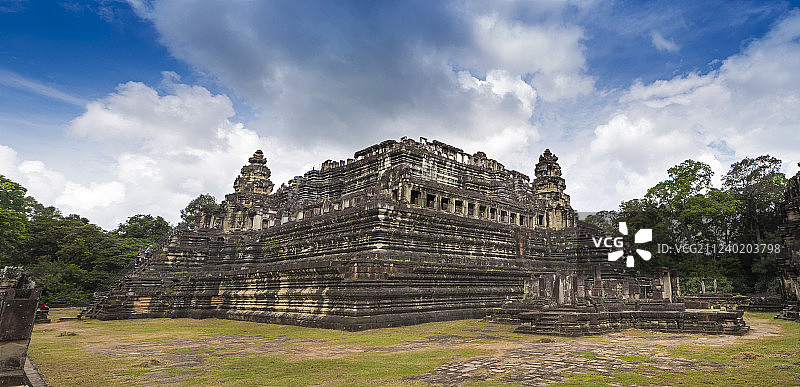 巴方寺全景图片素材