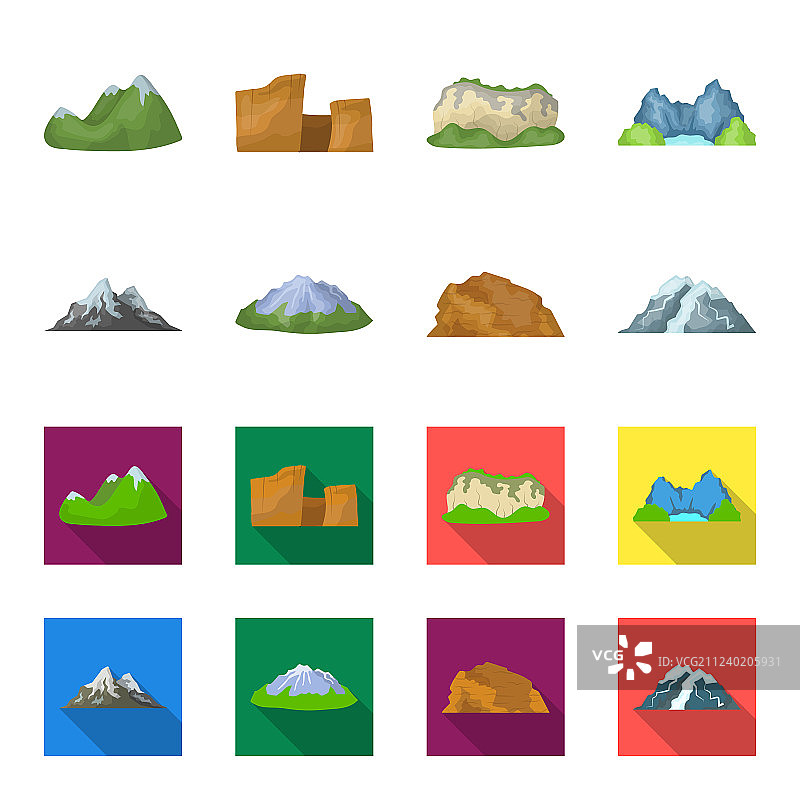 沙漠雪山岛屿风光图片素材