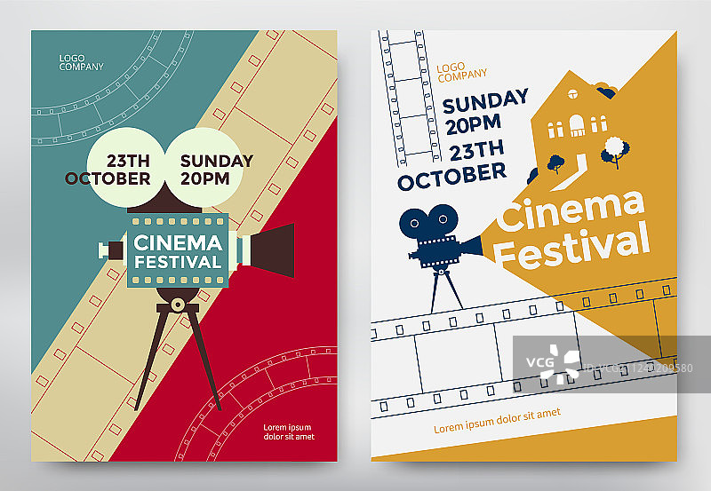 电影节海报图片素材