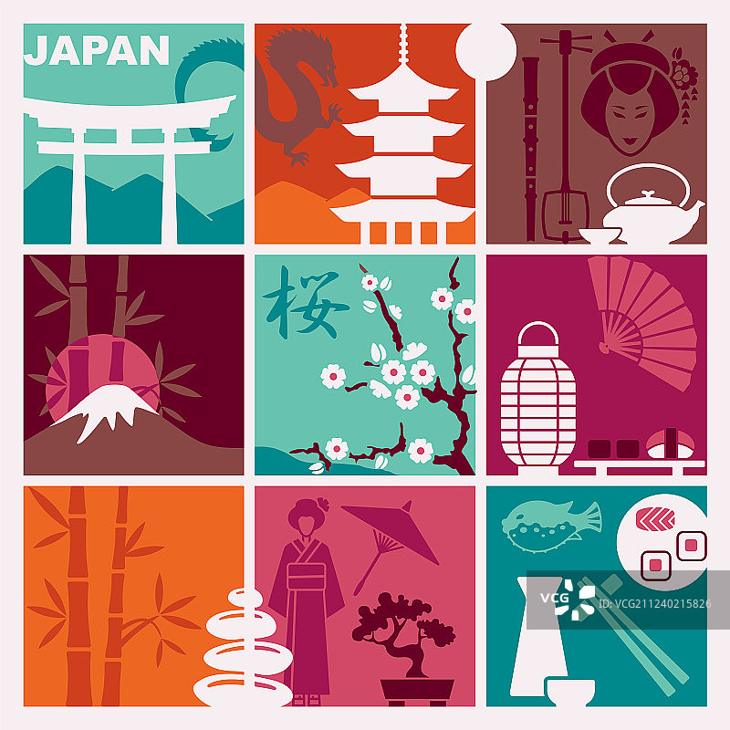 日本标志图案图片素材